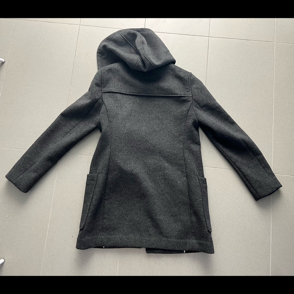 Brooks brothers red fleece gray wool coat - Picture 4 of 4